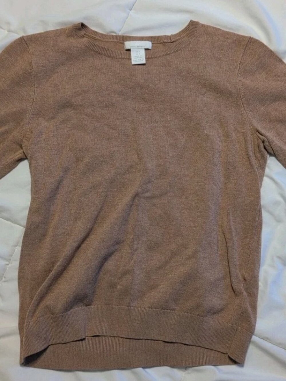 H&M Womens T Shirt Top Sz S Small Short Sleeve Crew Neck Casual Stretch Soft